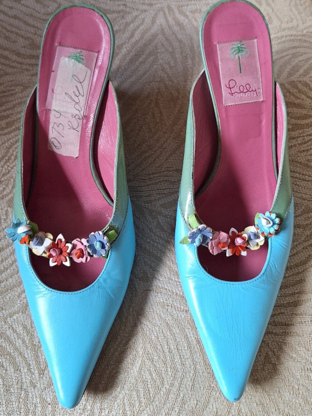 Lilly Pulitzer Leather pumps 8 1/2